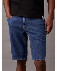 Calvin Klein - Normale Denim-Shorts - Lyst