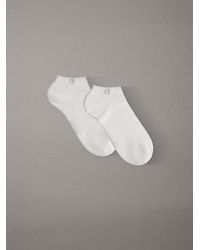 Calvin Klein - 2 Pack Soft Texture Trainer Socks - Lyst