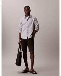 Calvin Klein - Slim Denim Shorts - Lyst