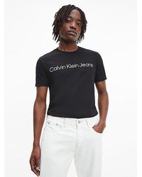Calvin Klein - Slim T-shirt Met Logo - Lyst