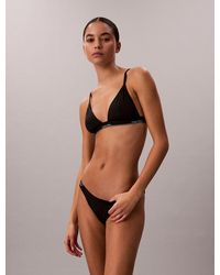 Calvin Klein - Triangle Bikini Top - Lyst