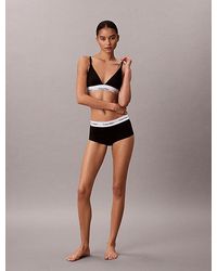 Calvin Klein - Boy Shorts Icon Cotton Modal - Lyst