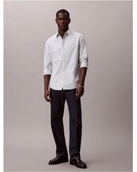 Calvin Klein - Calvin Klein Solid Classic Oxford Button-Down Shirt - Lyst