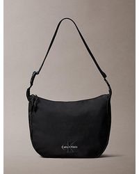 Calvin Klein - Nylon Signature Crossover Sling Bag - Lyst