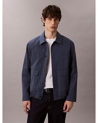 Calvin Klein - Technical Twill Blouson Jacket - Lyst