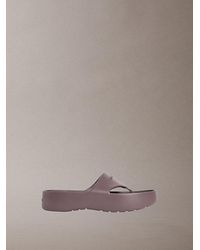 Calvin Klein - Dorita Platform One Piece Sandals - Lyst