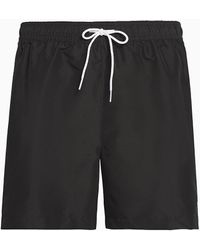 Calvin Klein Ba�ador de largo medio con cord�n - Core Logo Tape - Negro