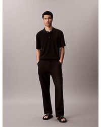 Calvin Klein - Supima Cotton Knit Polo Shirt - Lyst