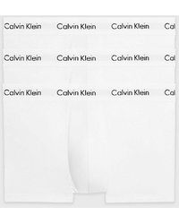 Calvin Klein - Pack de 3 bóxers de tiro bajo - Cotton Stretch - Lyst