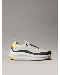 Calvin Klein - Mesh Chunky Runner Sock Trainers - Lyst