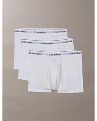 Calvin Klein - 3 Pack Relaxed Trunks Icon Cotton Stretch - Lyst