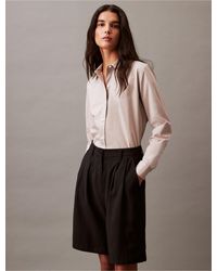 Calvin Klein - Pure Poplin Stretch Shirt - Lyst