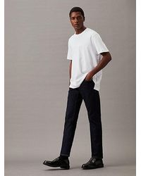 Calvin Klein - Lässiges Baumwoll-T-Shirt - Lyst