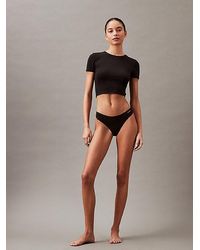 Calvin Klein - String Met Lage Taille - Ideal Cotton - Lyst
