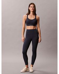 Calvin Klein - Sport Quick Dry Logo High Rise 7 8 Leggings - Lyst