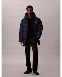 Calvin Klein - Channelled Down Puffer Coat - Lyst