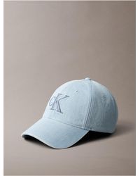 Calvin Klein - Denim Monogram Cap - Lyst