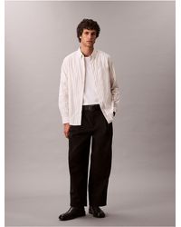 Calvin Klein - Stripe Oxford Classic Button-Down Shirt - Lyst