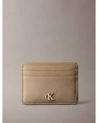 Calvin Klein - Leather Rfid Monogram Cardholder - Lyst
