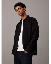 Calvin Klein - Lässiges Hemd Aus Baumwoll-Twill - Lyst