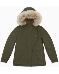 Calvin Klein Parka de plumas con capucha - Verde