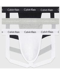 Calvin Klein - Pack de 3 suspensorios - Cotton Stretch - Lyst