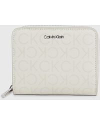 Calvin Klein - Logo Rfid Zip Around Wallet - Lyst