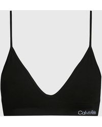 Calvin Klein - Triangle Bikini Top - Ck Meta Essentials - Lyst