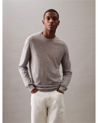 Calvin Klein - Cashmere Crewneck Sweater - Lyst