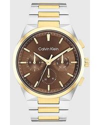 Calvin Klein - Multifunction H Link Bracelet Watch - Lyst