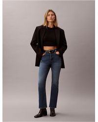 Calvin Klein - Calvin Klein High Rise Bootcut Jeans - Lyst