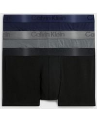 Calvin Klein - 3 Pack Low Rise Trunks - Ck Black - Lyst