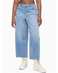 Calvin Klein Wide-leg jeans for Women | Online Sale up to 70% off | Lyst