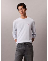 Calvin Klein - Jeans Long Sleeve Waffle T-Shirt - Lyst