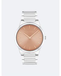 Calvin Klein - Minimalist Integrated Link Bracelet 32Mm Watch - Lyst