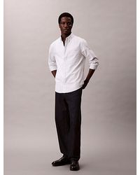 Calvin Klein - Jeans Stripe Oxford Classic Button Down Shirt - Lyst