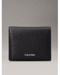 Calvin Klein - Cartera de piel con compartimento para billetes con RFID - Lyst