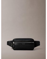 Calvin Klein - Perforated Faux Leather Bum Bag - Lyst