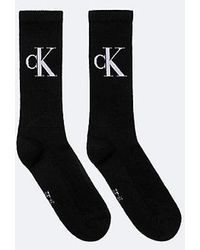 Calvin Klein - 2 Pack Soft Cotton Stretch Crew Socks - Lyst