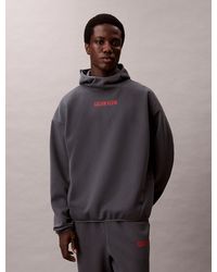 Calvin Klein - Breathable Performance Mesh Track Hoodie - Lyst