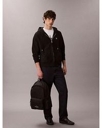 Calvin Klein - Nylon Rugzak Met Monogram-Logo - Lyst