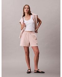 Calvin Klein - Jeans Cotton Terry Jogger Shorts - Lyst