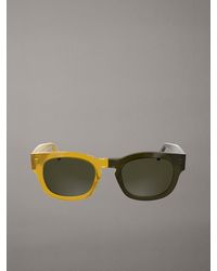 Calvin Klein - Occhiali Da Sole Rotondi Ckj25601S - Lyst