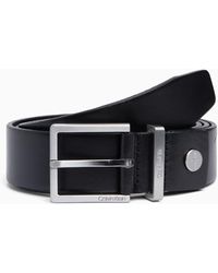 Calvin Klein Cintur�n de cuero - Negro