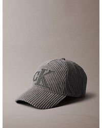 Calvin Klein - Vilten Pet Met Monogram - Lyst