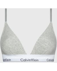 Calvin Klein - Underwear Modern Cotton Unlined Triangle In Heather - Lyst