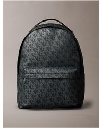 Calvin Klein - Allover Monogram Logo Backpack - Lyst