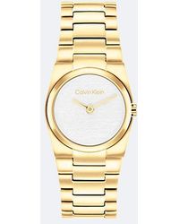 Calvin Klein - Plated Steel Bracelet Watch - Lyst