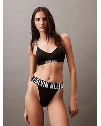 Calvin Klein - String Met Hoge Beenuitsnijding - Intense Power - Lyst