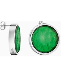 Calvin Klein Pendientes de bot�n - Charisma - Verde